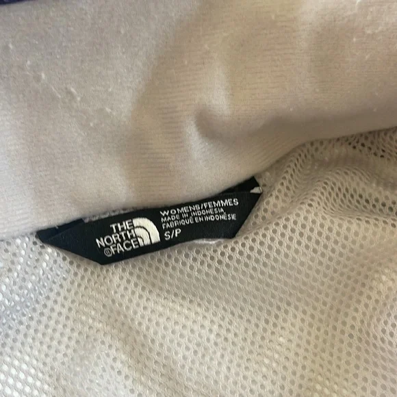 The North Face Dark Blue Polka Dot Raincoat - Picture 5 of 6